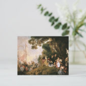 Carte Postale Watteau, Jean-Antoine Art (Debout devant)