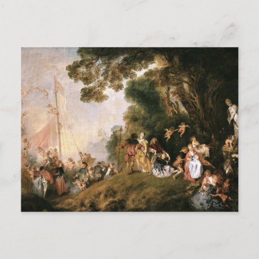 Carte Postale Watteau, Jean-Antoine Art (Devant)