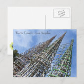 Carte postale Watts Towers ! (Devant / Derrière)