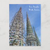 Carte postale Watts Towers cool ! (Devant)