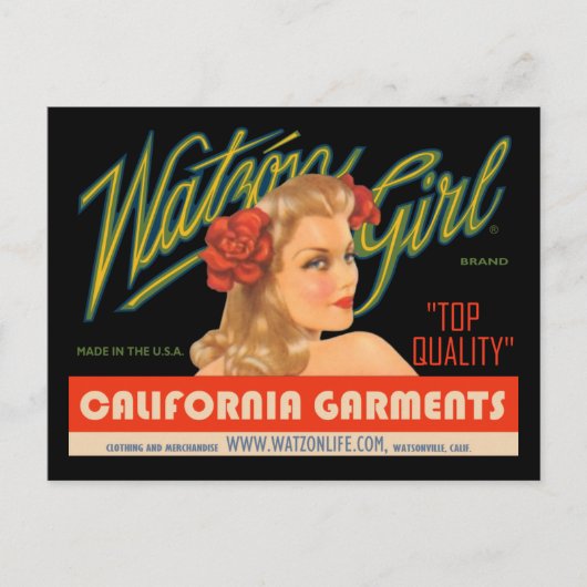 Carte Postale Watzón Girl #3 © (Devant)