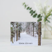 Carte Postale Wausau Wisconsin en hiver (Debout devant)