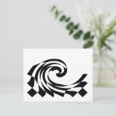 Carte postale Wave du tableau de bord (Debout devant)