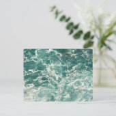 Carte Postale Waves Blue Green (Debout devant)