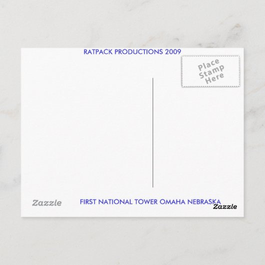 CARTE POSTALE WAVY TOWER (Dos)