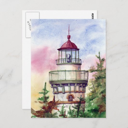 Carte postale Way Lighthouse (Devant / Derrière)