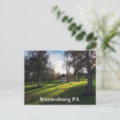 Carte Postale Waynesburg PA (Debout devant)