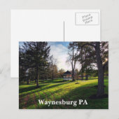 Carte Postale Waynesburg PA (Devant / Derrière)