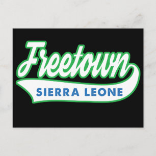 Carte Postale WAYout Arts Freeetown Sierra Leone Drapeau couleur
