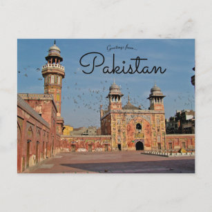 Carte postale Wazir Khan Mosquée Lahore Pakistan