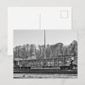 Carte Postale WC 54155 vieille gondole Wisconsin Central (Devant / Derrière)