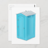 Carte Postale WC chimique portable (Devant / Derrière)