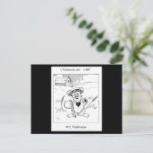 Carte Postale WC Fieldsouris Cute Little Mouse Rick London (Debout devant)