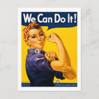 We Can Do It! Rosie the Riveter Vintage WW2
