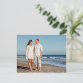 Carte Postale We Eloped in Hawaii Beach Wedding Announcement (Debout devant)