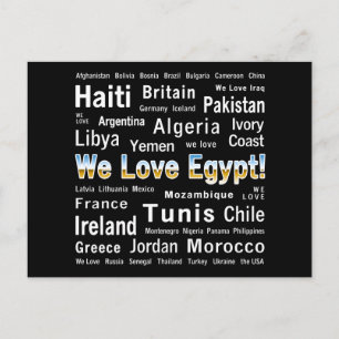 Carte Postale We Love Egypt, et al