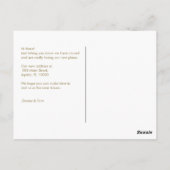 Carte Postale We Moved To Florida Flamingo Postcard (Dos)