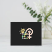Carte Postale We Won't Go back (Debout devant)