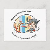 Carte Postale Weasel & Baboon "Maman aime mieux que toi" (Devant)