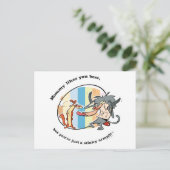 Carte Postale Weasel & Baboon "Maman aime mieux que toi" (Debout devant)