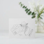 Carte Postale Weasel P.I. (Debout devant)