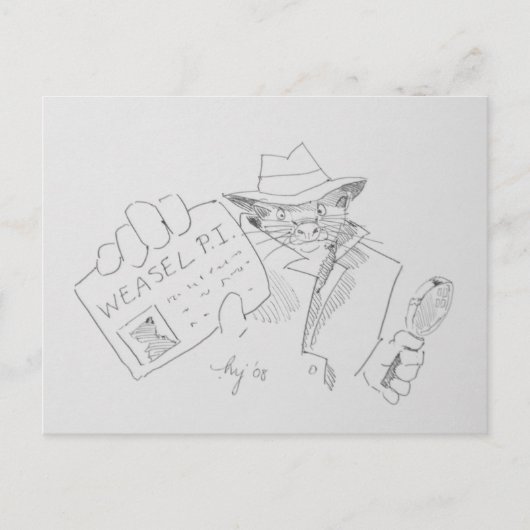 Carte Postale Weasel P.I. (Devant)