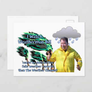 Carte Postale Weatherman Bill
