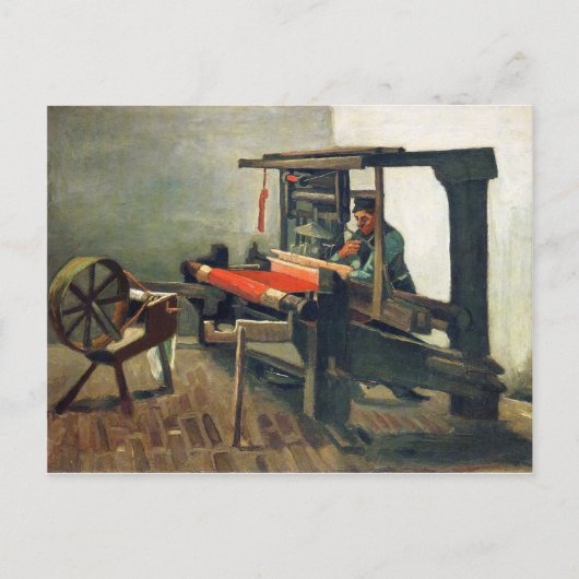 Carte Postale Weaver Face à gauche - Vincent Van Gogh (Devant)