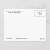 Carte postale Web de l'araignée (Dos)