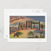 Carte Postale Webhannet, Maine (Wells Beach) (Devant / Derrière)