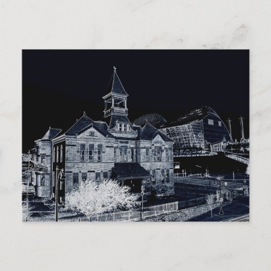 Carte Postale Webster House et Kauffman Centre (Devant)