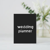 Carte Postale Wedding planner (Debout devant)