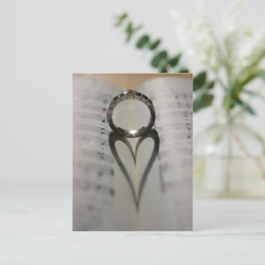 Carte Postale Wedding Ring (Debout devant)