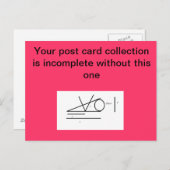 Carte Postale Wedge Fringe (Devant / Derrière)