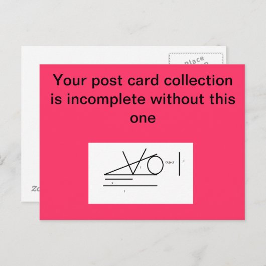 Carte Postale Wedge Fringe (Devant / Derrière)