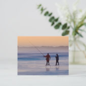 Carte Postale wedge island (pêcheurs de plate-forme) (Debout devant)