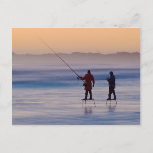 Carte Postale wedge island (pêcheurs de plate-forme)