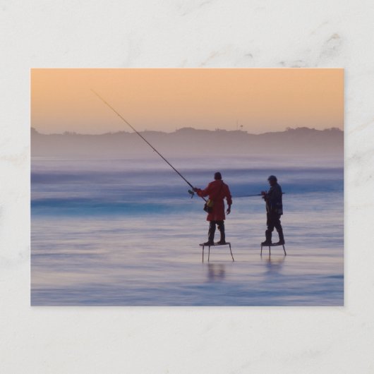 Carte Postale wedge island (pêcheurs de plate-forme) (Devant)