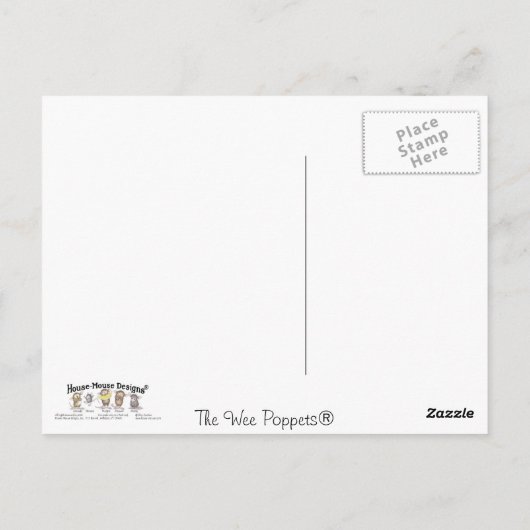 Carte Postale Wee Poppets® - (Dos)