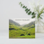 Carte Postale Wee White House Glen Coe Scottish Highlands (Debout devant)