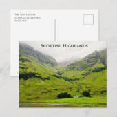 Carte Postale Wee White House Glen Coe Scottish Highlands (Devant / Derrière)