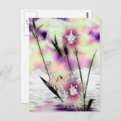 Carte Postale Weeds & Mist Nature Art (Devant / Derrière)