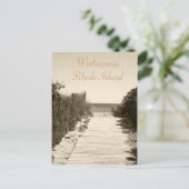 Carte postale Weekapaug Rhode Island (Debout devant)