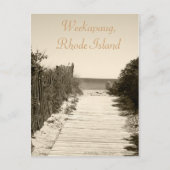 Carte postale Weekapaug Rhode Island (Devant)