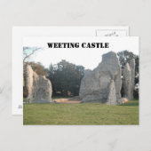 Carte postale Weeting Castle Weeting Norfolk Angle (Devant / Derrière)