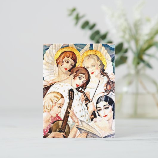 Carte Postale Wegener - A Johann Sebastian Bach Humblement (Debout devant)