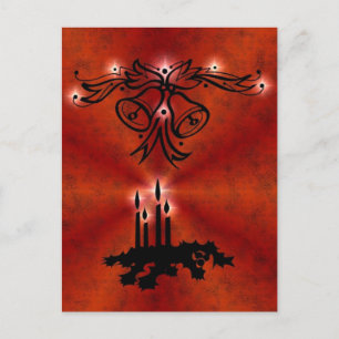 Carte Postale Weihnachts Ornamente mit Sterne auf pourt