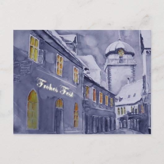 Carte Postale Weihnachtskarte Leoben (Devant)