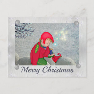 Carte Postale Weihnachtswichtel