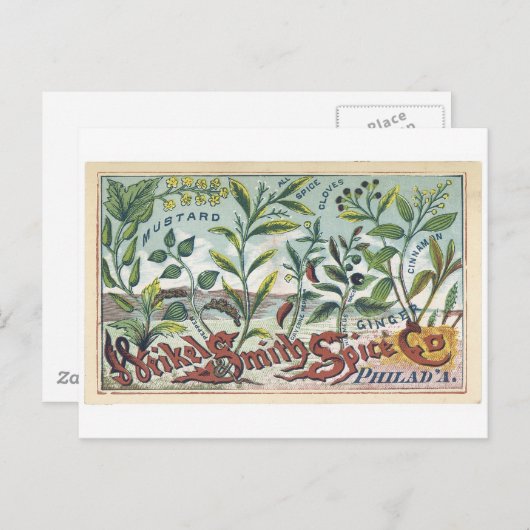 Carte Postale Weikel Smith Spice Co. Phila (Devant / Derrière)